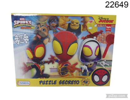 Imagen de PUZZLE SPIDEY 48 PZAS C/LUPA 6.24